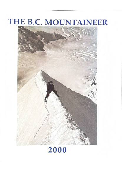 The B.C. Mountaineer 2000 cover